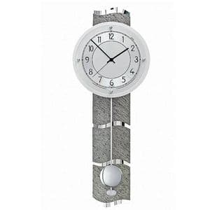 Billib Grey Stone Effect Radio Controlled Quartz Wall Clock QC 9090