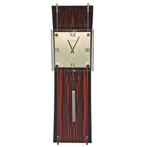 Billib K Clock Contemporary Quartz Wall Clock Ebony