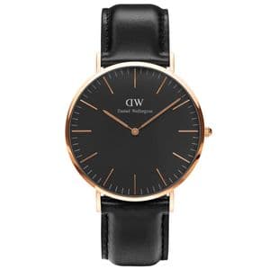Daniel Wellington DW00100127 Classic Black Sheffield Rose Gold 40mm Unisex Watch