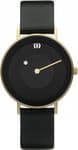 Danish Design Black Gold Mane Collection Watch IQ11Q1260