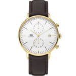 Danish Design Gents Chronograph Brown Strap Watch IQ45Q975