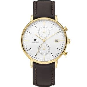 Danish Design Gents Chronograph Brown Strap Watch IQ45Q975