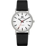 Danish Design Globe Rhine Gents Black Leather Strap Watch IQ12Q1273