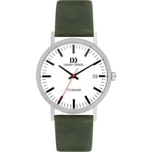 Danish Design Globe Rhine Gents Green Leather Strap Watch IQ28Q1273