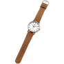 Danish Design Globe Rhine Gents White Camel  Leather Strap Watch IQ31Q1273