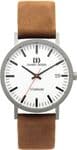 Danish Design Globe Rhine Gents White Camel Leather Strap Watch IQ31Q1273