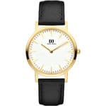 Danish Design London White Gold Black Ladies Watch IV11Q1235