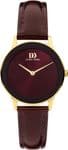 Danish Design Nostalgi 1988 Burgundy Gold Ladies Watch IV27Q1288