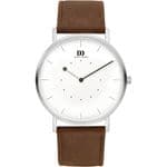 Danish Design On The Dot Steel Brown Leather Gents Watch IQ29Q1241