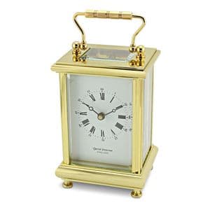 David Peterson DP/BT Boite 8 day Mechanical Carriage Clock