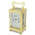 David Peterson DP/CC/SK Captains 8 Day Carriage Clock with Bell Strike
