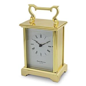 David Peterson Q/L/AG Large Anglais Carriage Clock with Quartz Movement