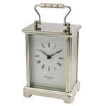 David Peterson Q/OB/S Chrome Obis Carriage Clock with Quartz Movement