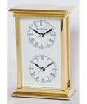 David Peterson SKC04 2 Timezone Mantle Clock With Quartz Movement