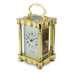 David Peterson Y/DP/DC Doucine 8 day Mechanical Carriage Clock