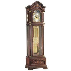 Hermle 01131-031171 Walnut Tubular Triple Chime Longcase Clock