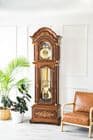 Hermle 01210-031171 Walnut Triple Chime Grandfather Clock