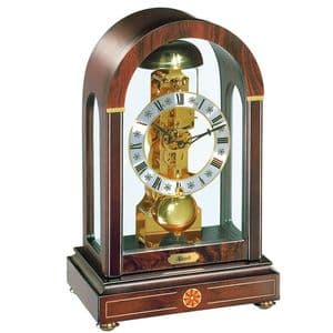 Hermle Stratford Walnut Skeleton Mantel Clock 22712-030791