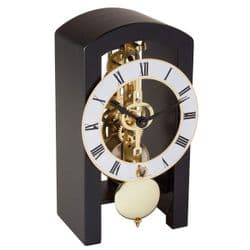 Groene design skelet tafelklok 23015-S60721 Hermle Groene design skelet tafelklok 23015-S60721 Hermle