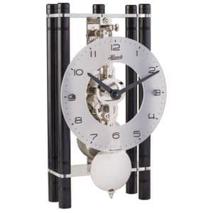 Hermle 23021-740721 Black Modern Mechanical Table Clock