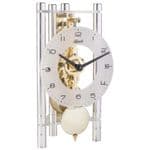Hermle 23022-X40721 Silver Modern Mechanical Table Clock