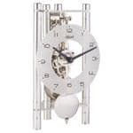 Hermle 23025-X40721 Silver Modern Mechanical Table Clock