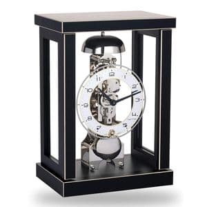 Hermle 23056-740791 Black Contemporary Table Clock