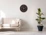 Hermle 30920-V52100 Black and Rose Gold Wall Clock 40cm