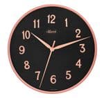 Hermle 30920-V52100 Black and Rose Gold Wall Clock 40cm