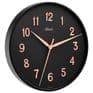 Hermle 30923-742100 Black Quartz Wall Clock 40cm