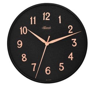 Hermle 30923-742100 Black Quartz Wall Clock 40cm