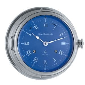 Hermle 35067-000132 Chrome Ships Bell Wall Clock
