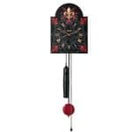 Hermle 61025-000711 Mechanical Shield Wall Clock with Hour Strike