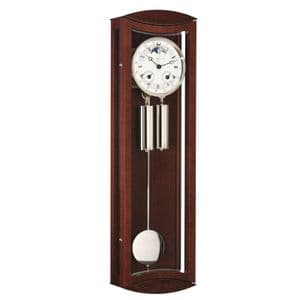 Hermle 70650-070058 Cable Driven Regulator Mahogany Wall Clock