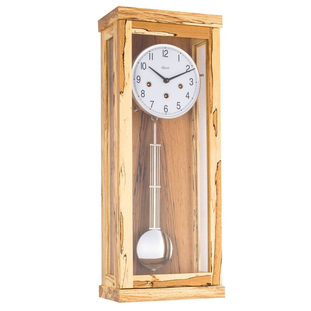 Hermle 70989T30341 Light Beech Westminster Chime Wall Clock