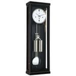 Hermle 70993-740351 Regulator Westminster Chime Black Wall Clock