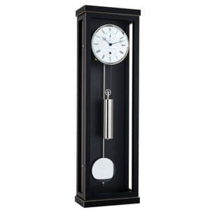 Hermle 70996-740761 Regulator Black Wall Clock