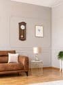 Hermle 71001-030341 Keywound Westminster Chime Walnut Wall Clock