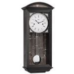 Hermle 71024-740141 Keywound Striking Anthracite Black Wall Clock