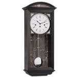 Hermle 71024-740341 Westminster Chime Anthracite Black Wall Clock