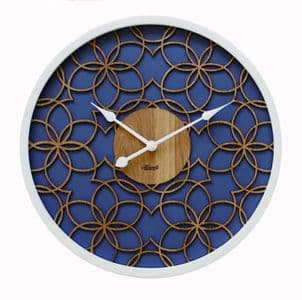 Hermle Art Deco Wooden Wall Clock 40cm 30103-002100