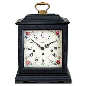 Hermle Austen 22915-V80340 Vintage Style Black Mechanical Table Clock