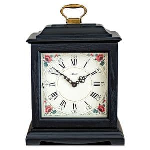 Hermle Austen 22915-V82114 Vintage Style Black Quartz Table Clock
