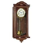 Hermle Fulham Mahogany Westminster Chime Wall Clock 70509-070341