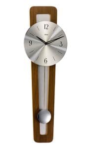 Hermle Pendulum Quartz Wall Clock in Walnut 70973-032200