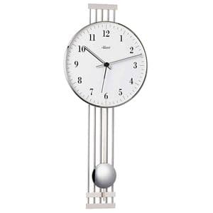 Hermle Radio Controlled Nickel Wall Clock 70981-000871