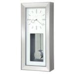 Howard Miller 625614 Chaz Silver Chiming Wall Clock