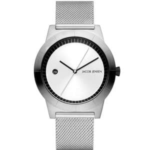 Jacob Jensen 142 Gents Stainless Steel Mesh Strap Watch JJ142