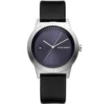 Jacob Jensen 151 Ladies Black Leather Strap Watch JJ151
