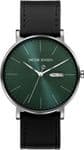 Jacob Jensen 164 Black Vegan Leather Strap Watch